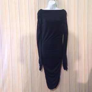 Foreplay black dress tight fit